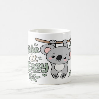 Kawaii Koala Take It Easy Self Care Gift Coffee Mug