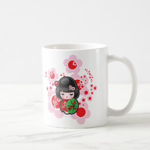 Kawaii Kokeshi Doll Coffee Mug