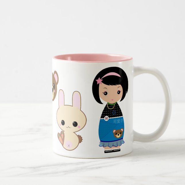 Kawaii Kokeshi Mug (Right)