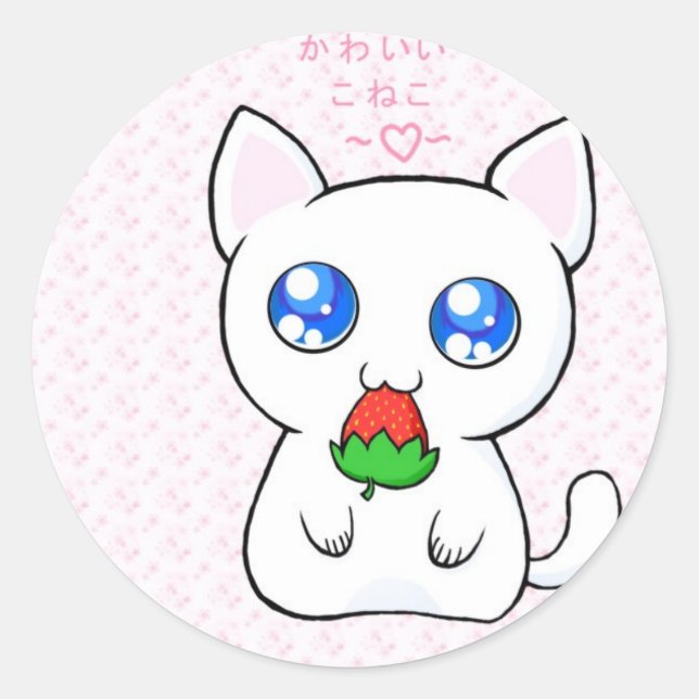 Kawaii Koneko Stickers (Front)