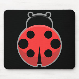 Kawaii Ladybug Mouse Mat