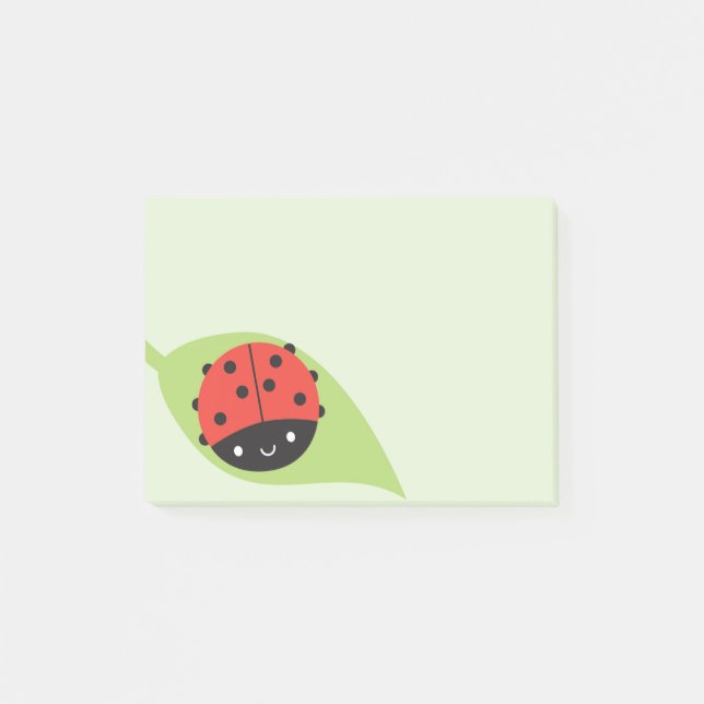 Kawaii Ladybug Post-it Notes (Front)