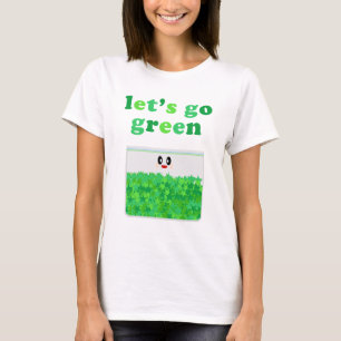 KAWAII LET'S GO GREEN POT SHIRT