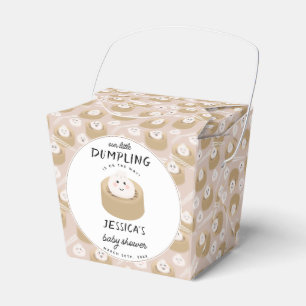Kawaii Little Dumpling Gender Neutral Baby Shower Favour Box