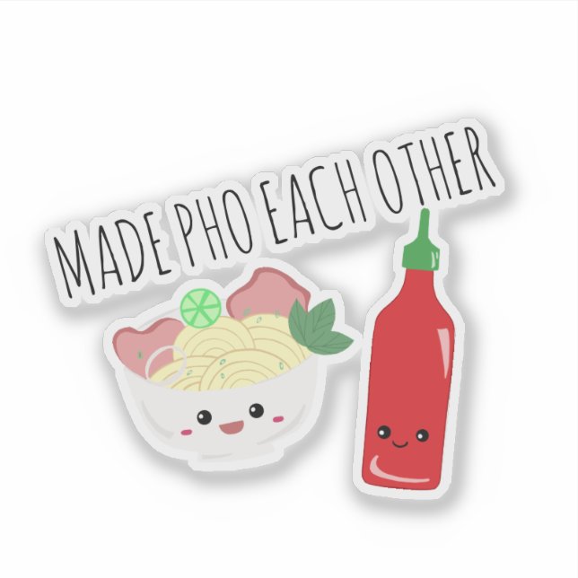Kawaii Made Pho Each Other Valentine's Day Noodles (Front)