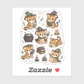 Kawaii Magic Tiger Sticker Collection