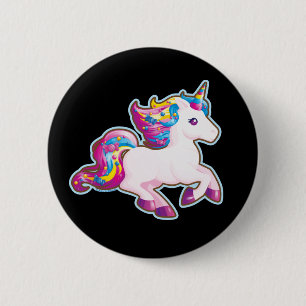 Kawaii Magical Candy Unicorn 6 Cm Round Badge
