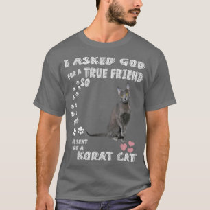 Kawaii Malet Kitten Saying Mum Dad Costume, Cute K T-Shirt
