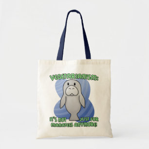 Kawaii Manatee Tote Bag