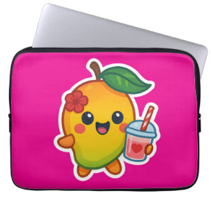 Kawaii Mango – Sweetheart Fruit with Heart Smoothi Laptop Sleeve