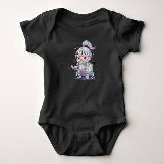 Kawaii Medieval Knight Be Baby Bodysuit