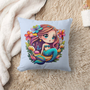 Kawaii Mermaid  Cushion