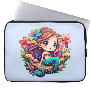 Kawaii Mermaid  Laptop Sleeve