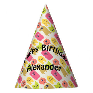 Kawaii Monster Birthday Party Hat