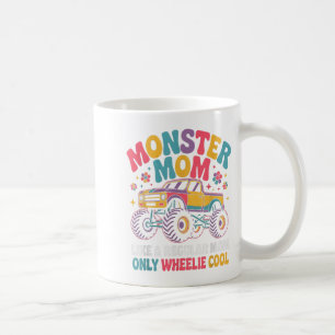 Kawaii Monster Mom Like Regular Mommy But Wheelie  Coffee Mug