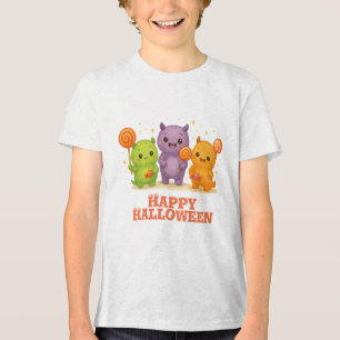 Kawaii Monsters & Lollipops Halloween Favour Bags Tri-Blend Shirt