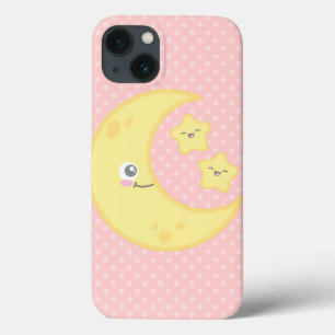 Kawaii Moon and Stars iPad Mini Case