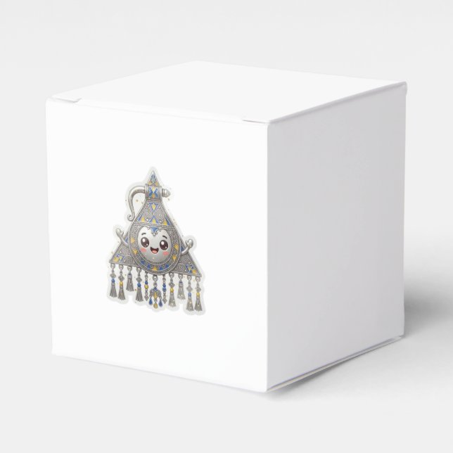 Kawaii Moroccan Amazigh Fibula - Traditional Tizer Favour Box (Front Side)