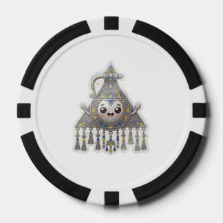 Kawaii Moroccan Amazigh Fibula - Traditional Tizer Poker Chips