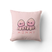  kawaii mother and child octopus