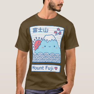 Kawaii Mount Fuji and Sun T-Shirt