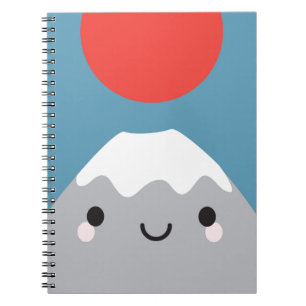 Kawaii Mt Fuji Notebook
