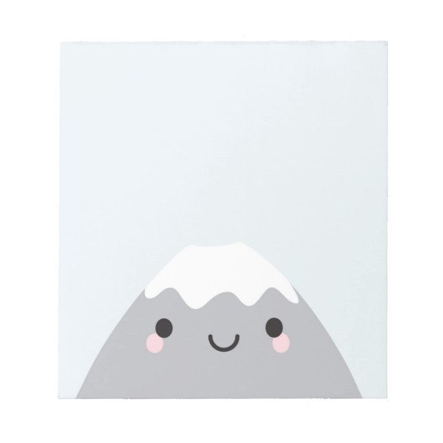 Kawaii Mt Fuji San Notepad (Front)