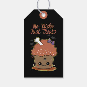 Kawaii Muffin Halloween Gift Tags