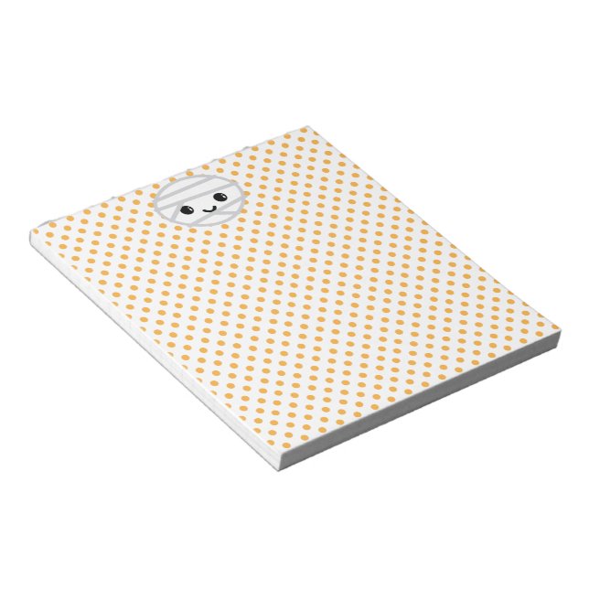 Kawaii Mummy Notepad (Angled)