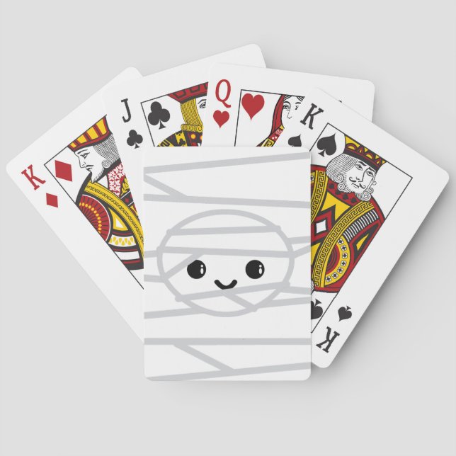 Kawaii Mummy Playing Cards (Back)