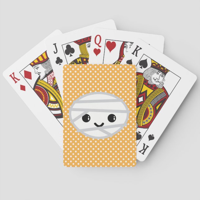 Kawaii Mummy Playing Cards (Back)