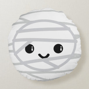 Kawaii Mummy Round Pillow