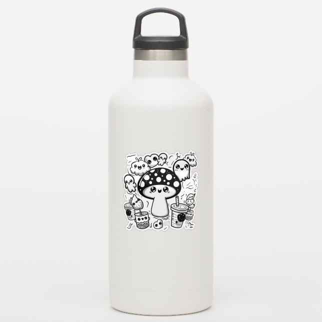 Kawaii mushroom party  (Waterbottle)