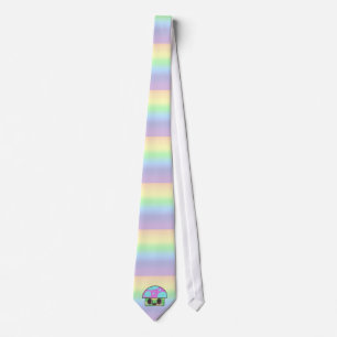 KAWAII MUSHROOM SHROOM GINGHAM PATCHWORK PLAID TIE