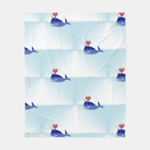 kawaii narwhal blanket