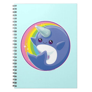 Kawaii Narwhal Notebook
