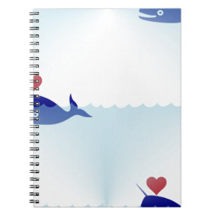 kawaii narwhal notebook