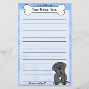 Kawaii Neapolitan Mastiff Stationery