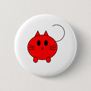 Kawaii Neko Linux Cat 6 Cm Round Badge