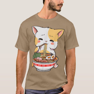 Kawaii Neko Ramen Cute Ramen Cat Japanese Noodle G T-Shirt
