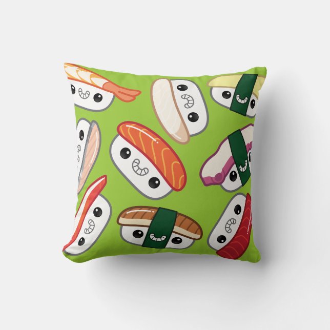 Kawaii Nigiri Sushi Pillow (Front)