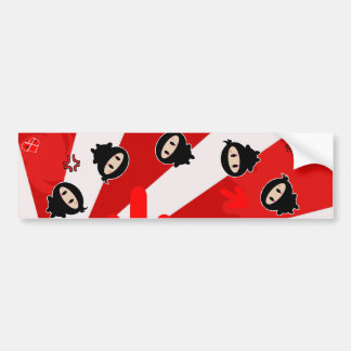 Kawaii Ninja Flipz Bumper Sticker