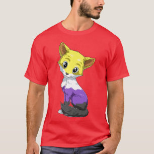 Kawaii Nonbinary and Genderqueer Fo Premium  T-Shirt