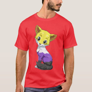 Kawaii Nonbinary and Genderqueer Fo  T-Shirt