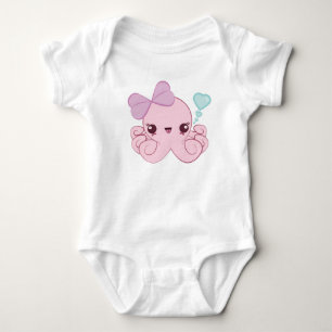 Kawaii Octopus Baby Bodysuit