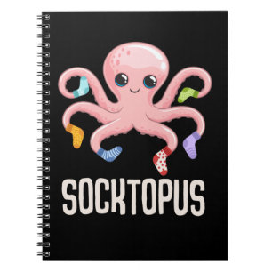Kawaii Octopus Cute Kraken Sea Animal Lover Notebook