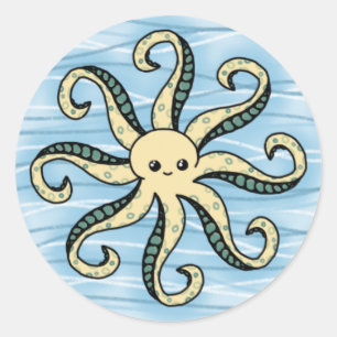 Kawaii Octopus Stickers Seals