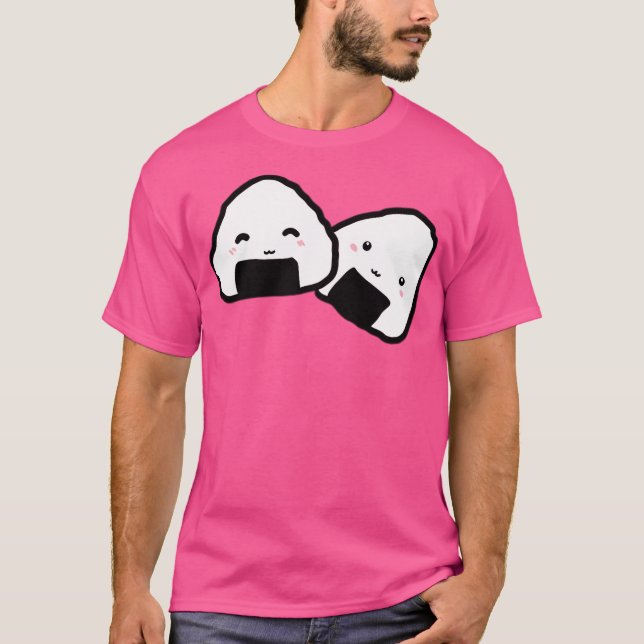 Kawaii Onigiri Duo T-Shirt (Front)