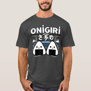 Kawaii Onigiri Japanese Food Cute Anime Aesthetic T-Shirt