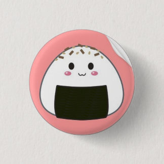 kawaii_onigiri_rice_ball_with_toppings_sticker-p21 3 cm round badge